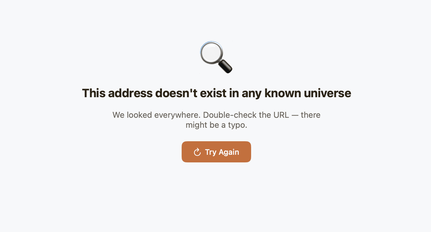 Funny error messages